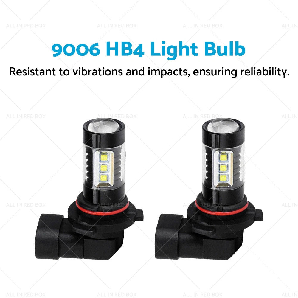 2X 9006 HB4 LED Fog Light Bulb for BMW X3 X5 Z4 (2006–2010)