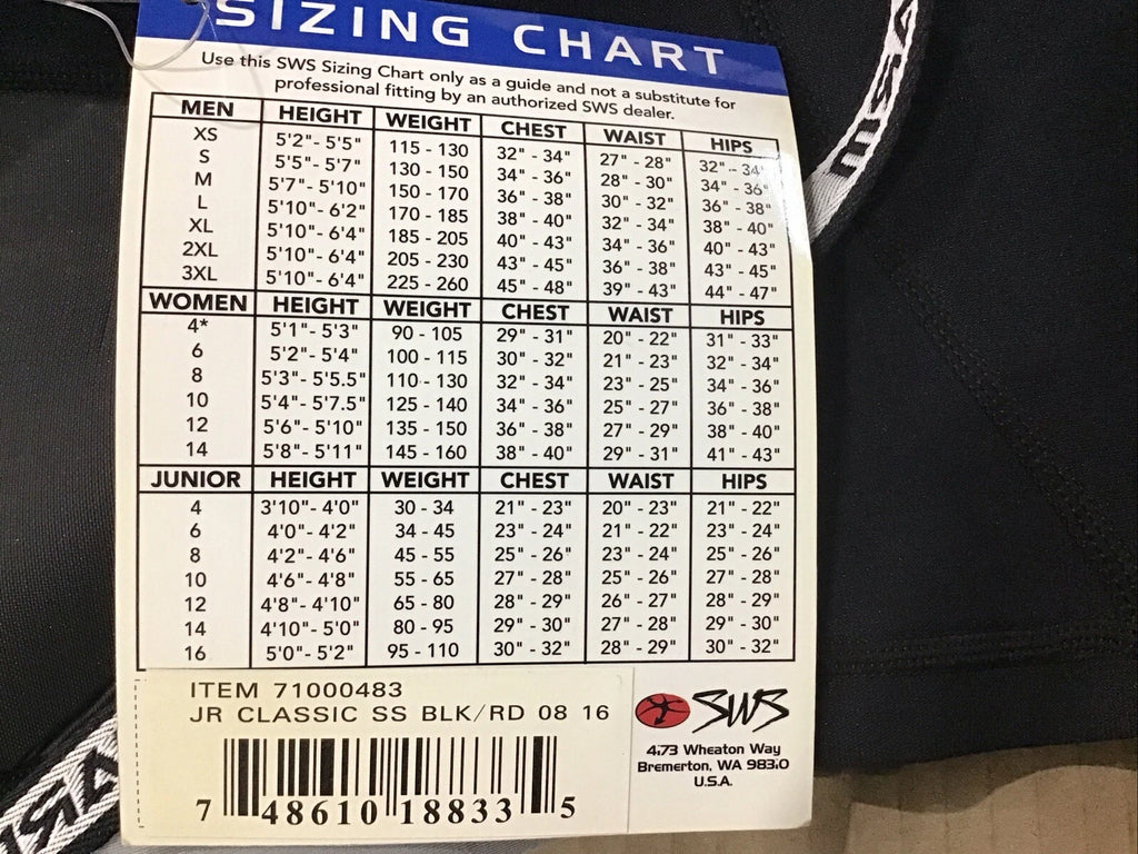 SWS SkiWarm Jr. Classic Shortie Wet Suit Youth 16 (71000483)