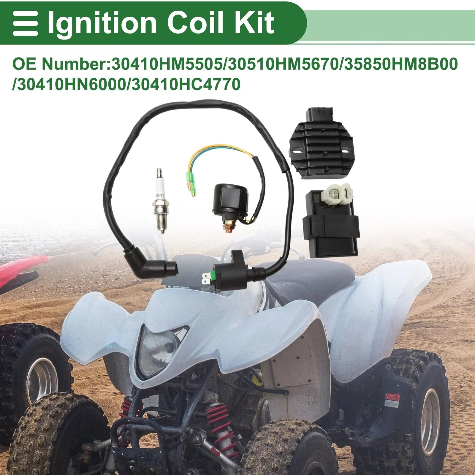 Ignition Coil for Honda TRX250X 2013-2019 (2 x Coils)