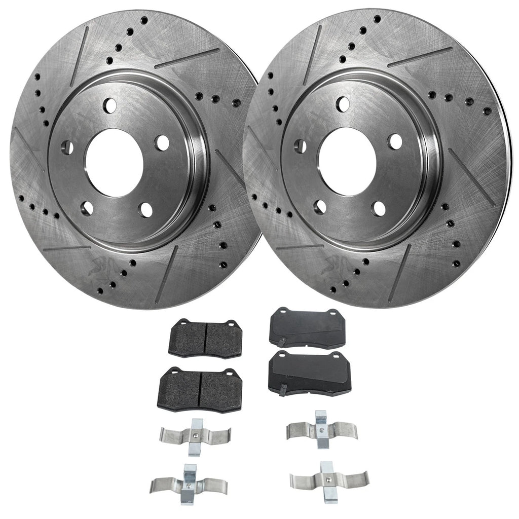 Brake Disc and Pad Kit for Nissan 350Z (2006–2009) Front