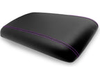 Leather Console Lid Armrest Cover for Ford Expedition (2003–2006) Purple Stitch