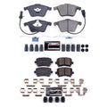PowerStop Z23 Carbon Fiber Ceramic Disc Brake Pad Kit for Audi A4 A6 (2002–2011)