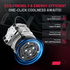 Air Conditioner Compressor w/ Clutch for Suzuki X-90 (1996–1998) CO10685DC