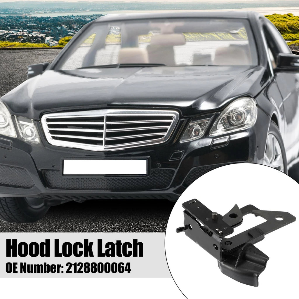 Hood Safety Latch Catch Lock 2128800064 for Mercedes-Benz W212 E350 (2009–2016)