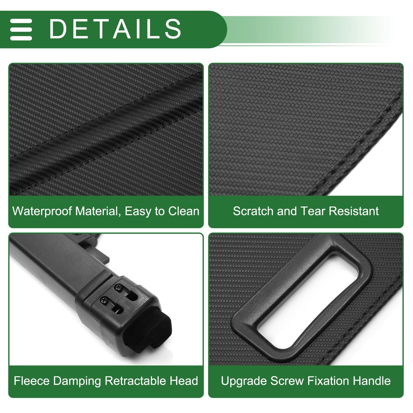 Retractable Cargo Cover for Chevrolet Equinox EV (2024–2024) Black Carbon Fiber