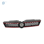 Front Grille for VW Jetta MK6 GLI (2011-2014) Black Plastic Red Trim