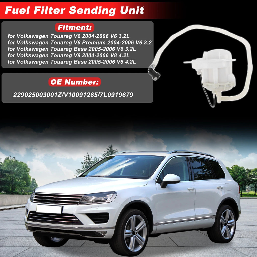 Fuel Filter for Volkswagen Touareg V6 (2004–2006) 229025003001Z Metal Plastic