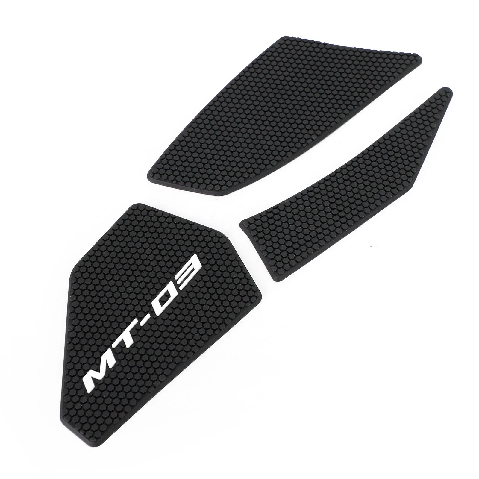 Black Side Tank Pads Grip Protectors for Yamaha MT-03 (2020–2022)