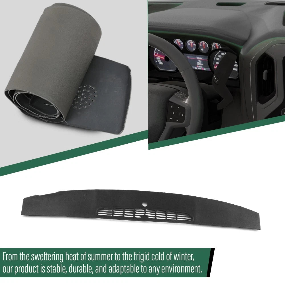 Soft TPE Upper Dash Trim Panel for Chevrolet GMC Cadillac (2007–2013)