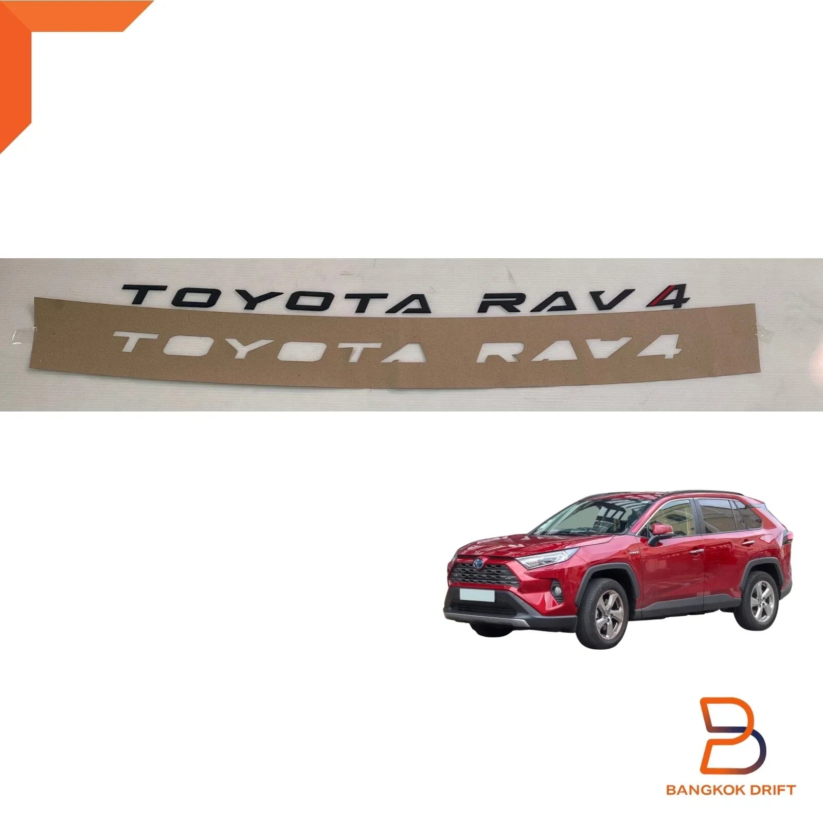3D Acrylic Logo Emblem Badge for Toyota RAV4 (2019-2023)