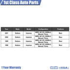 Propeller Drive Shaft Assembly for Subaru Impreza (1998–2002)
