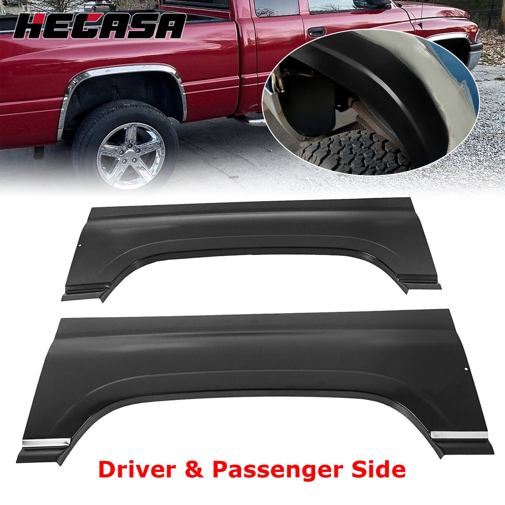 Pair Wheel Arch Repair Panels for Dodge Ram Truck (1994–2001)