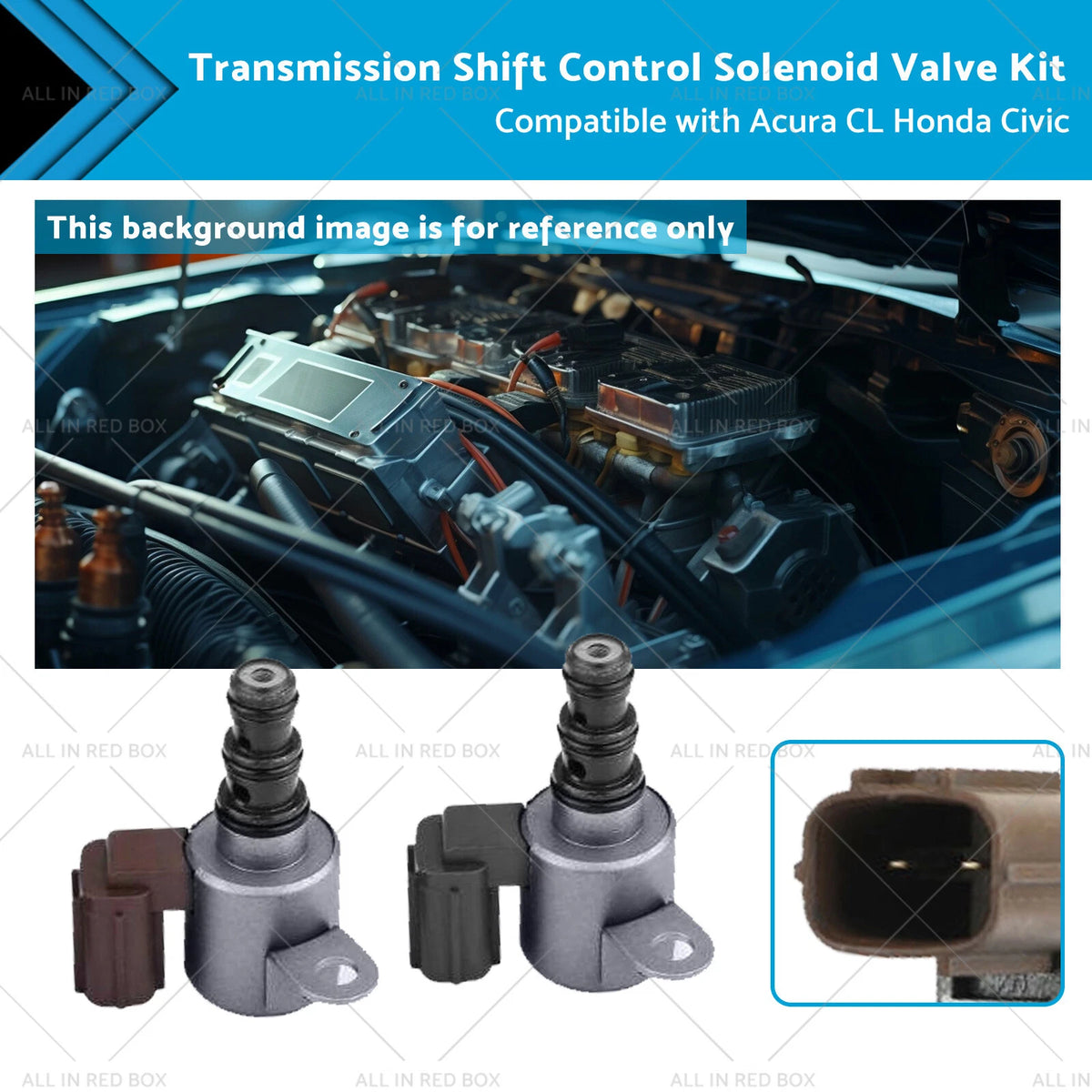 Transmission Shift Control Solenoid Valve Kit for Honda Civic Acura CL (1996–2005)