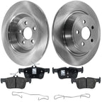 Rear Brake Rotor and Pad for Ford Edge, Lincoln MKX, Nautilus (2015–2022)