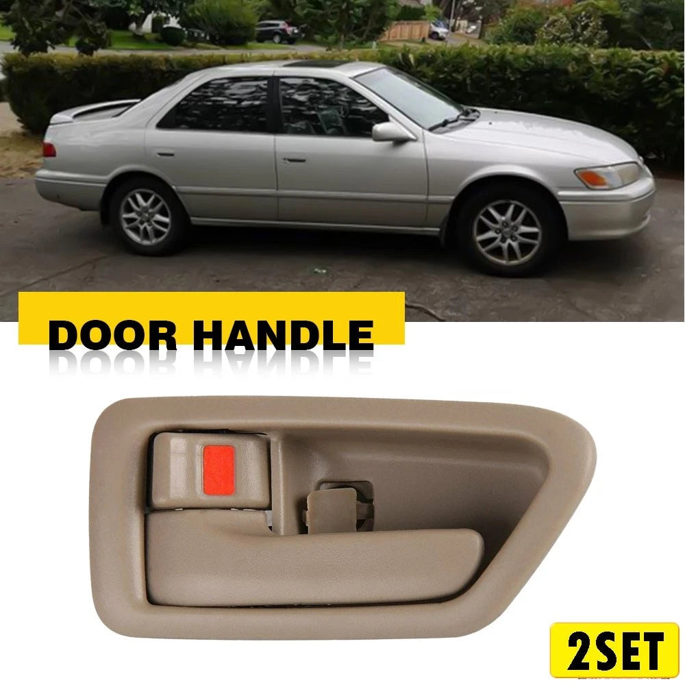 Set of 2 Inside Door Handles Left Driver for Toyota Camry (1997–2001)