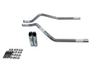 Dual Exhaust Kit for GMC Jimmy (1995–1999) 2.5" Slash Tips