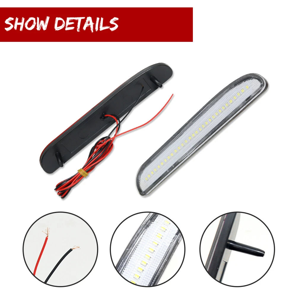 LED Rear Fender Side Reflector Lights for Ford Mustang (1994–1998)