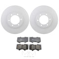 Set of 2 Bosch QuietCast Front Rotors & TRWPro Ceramic Pads for 4Runner (2003–2009)