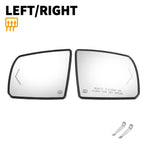 Pair Mirror Glass w/ Back Heated for Toyota 