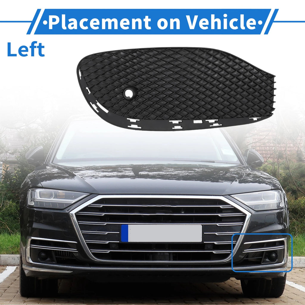 1 Pc Fog Light Grill for Mercedes-Benz (2014–2018) No. 2138851122 Black