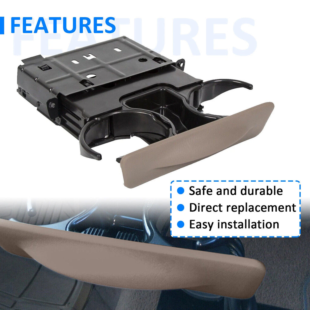 Dual Drink Cup Holder for Ford F250-F550 Super Duty Excursion (1999–2004)