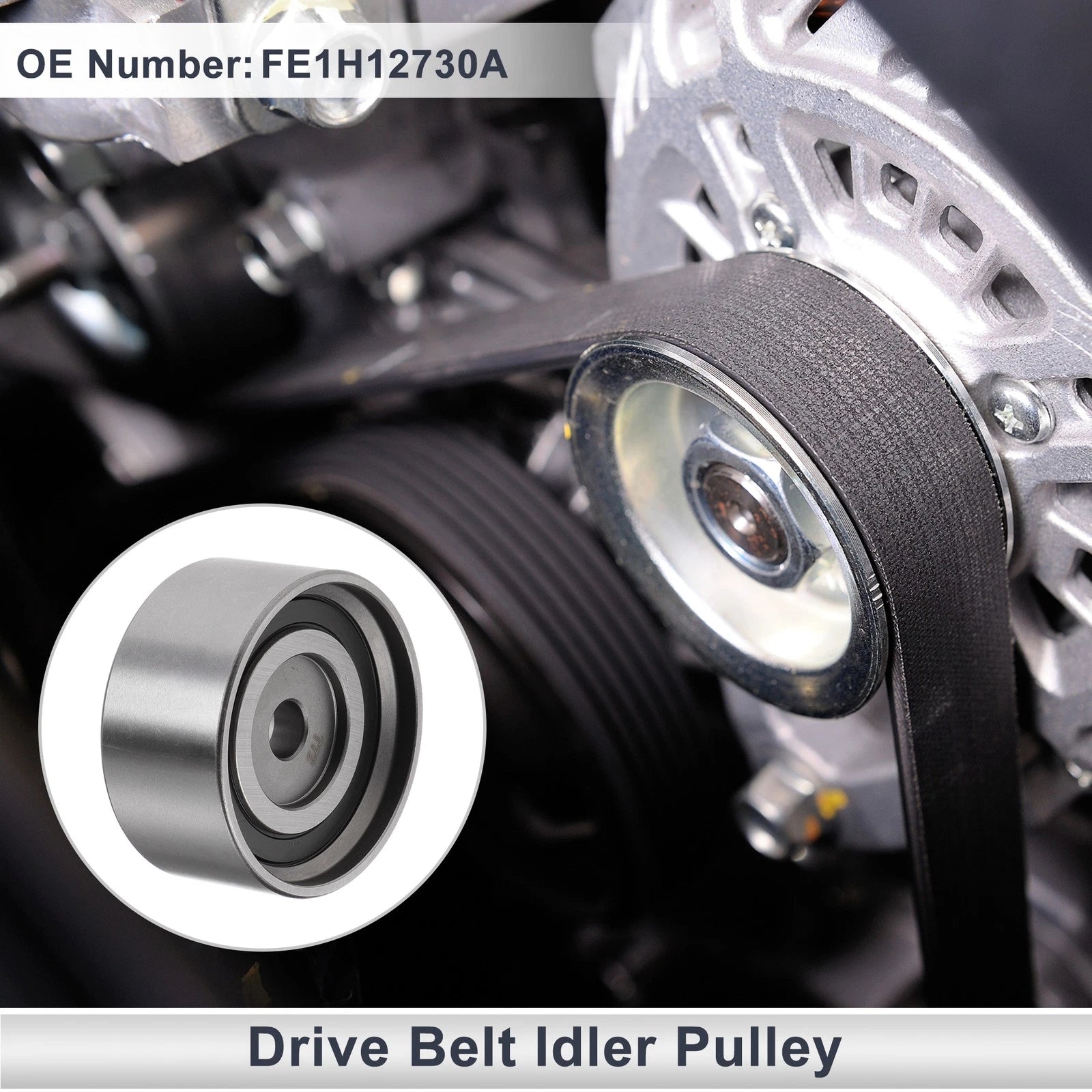Drive Belt Idler Pulley for Ford Probe (1989–1992) No.FE1H12730A