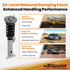 24 Level Adjustable Coilovers for BMW 3 Series E36 (1992–1999) RWD