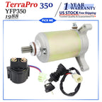 Starter for Yamaha TerraPro 350 YFP350 (1988) with Relay & Key Switch