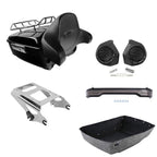 Trunk Backrest Rack & Speakers for Harley Touring Electra Glide (2009–2013)