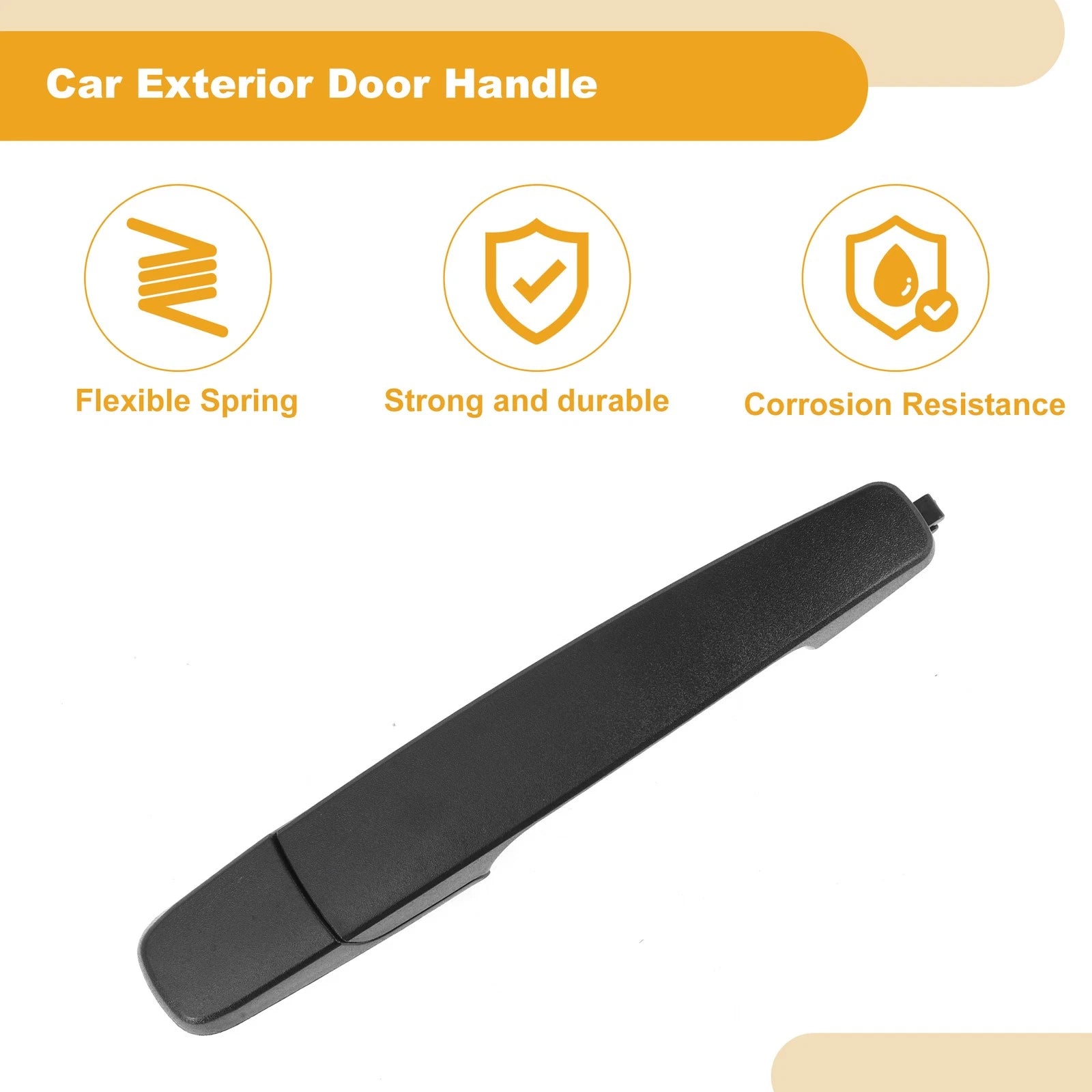 Rear Door Handle No. 8S4Z5422088AA for Nissan Frontier (2001–2004) Black