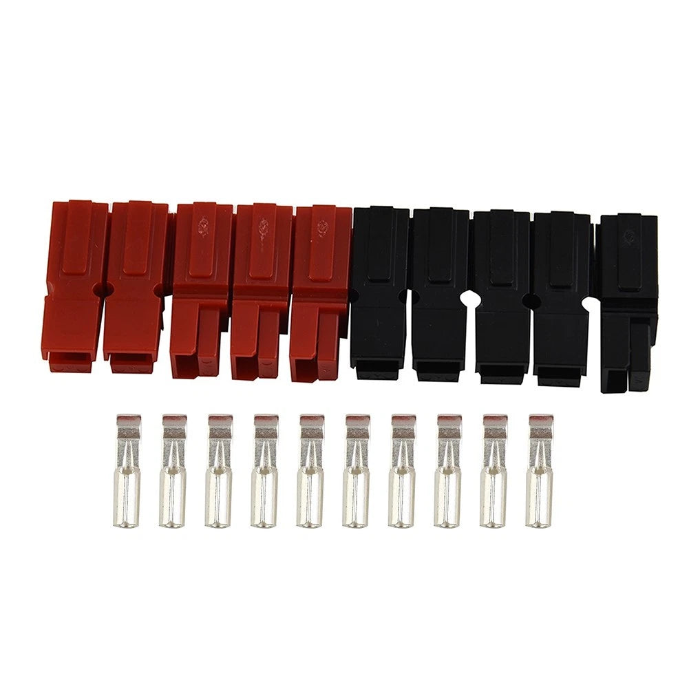 Marine Power Connector with Rubber Boot 5 Pairs 1545 Amp 600V