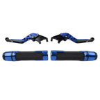 Set of 2 Blue Extendable Brake Clutch Levers for Honda ADV150 (2019–2020)