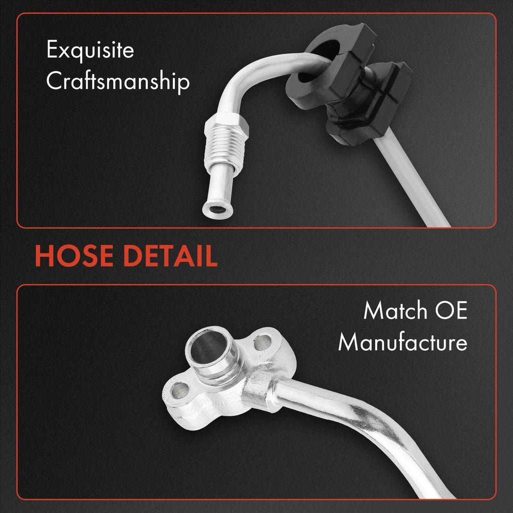 2X Power Steering Pressure & Return Line Hose for Honda Civic HX (1996–2000)