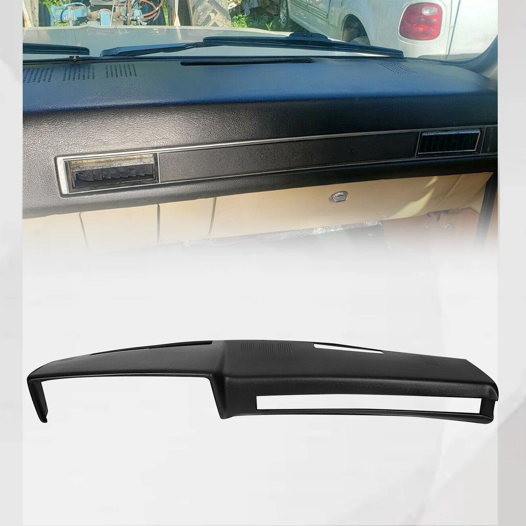 Dash Cover Cap for Chevy GMC Full Size Pickup SUV (1981–1991) Black Plastic