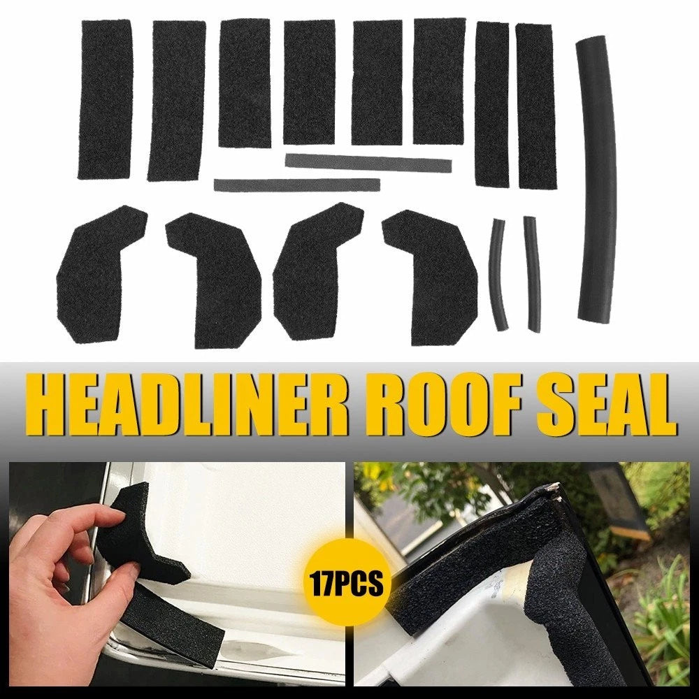17PCS Hard Top Seal Kit for Jeep Wrangler (2007–2017) 68026937AB