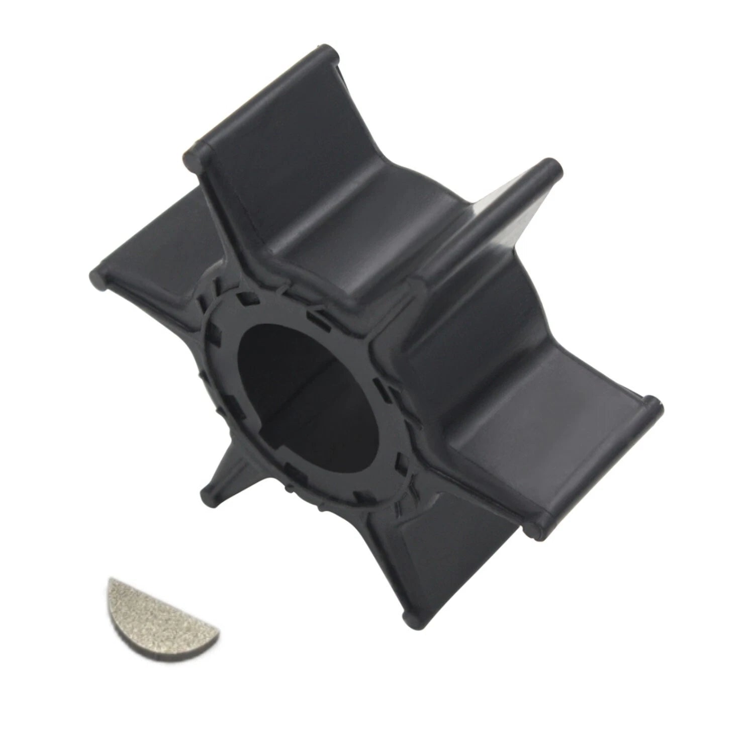 Water Pump Impeller & Key for Yamaha 25 30 40 HP 4-Stroke (1996–2023)