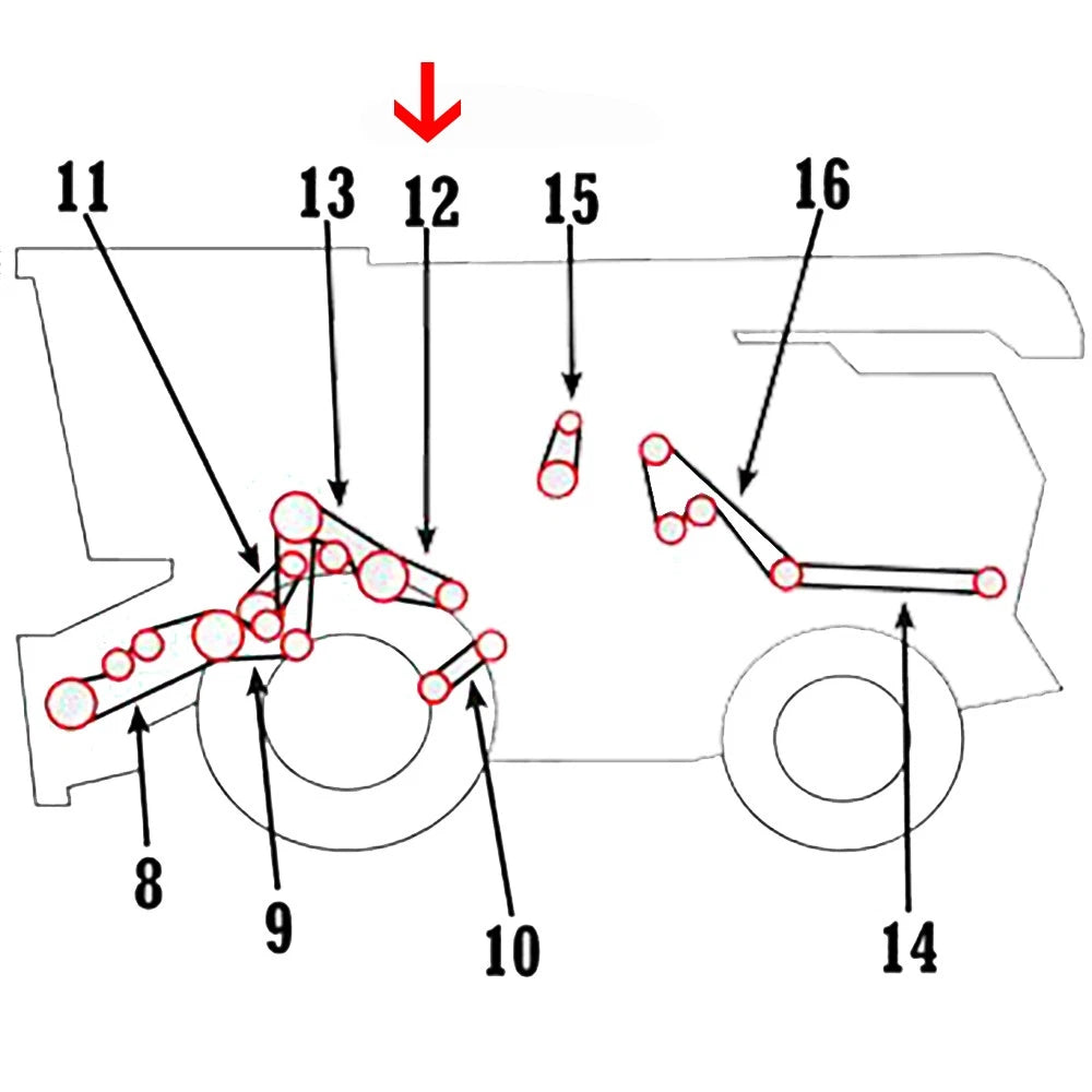 Belt, Rotor Drive for A-Z103845-AI