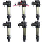 Set of 6 Ignition Coils for Buick LaCrosse, Chevrolet Camaro, CTS, Impala, Terrain, SRX (2008–2013)