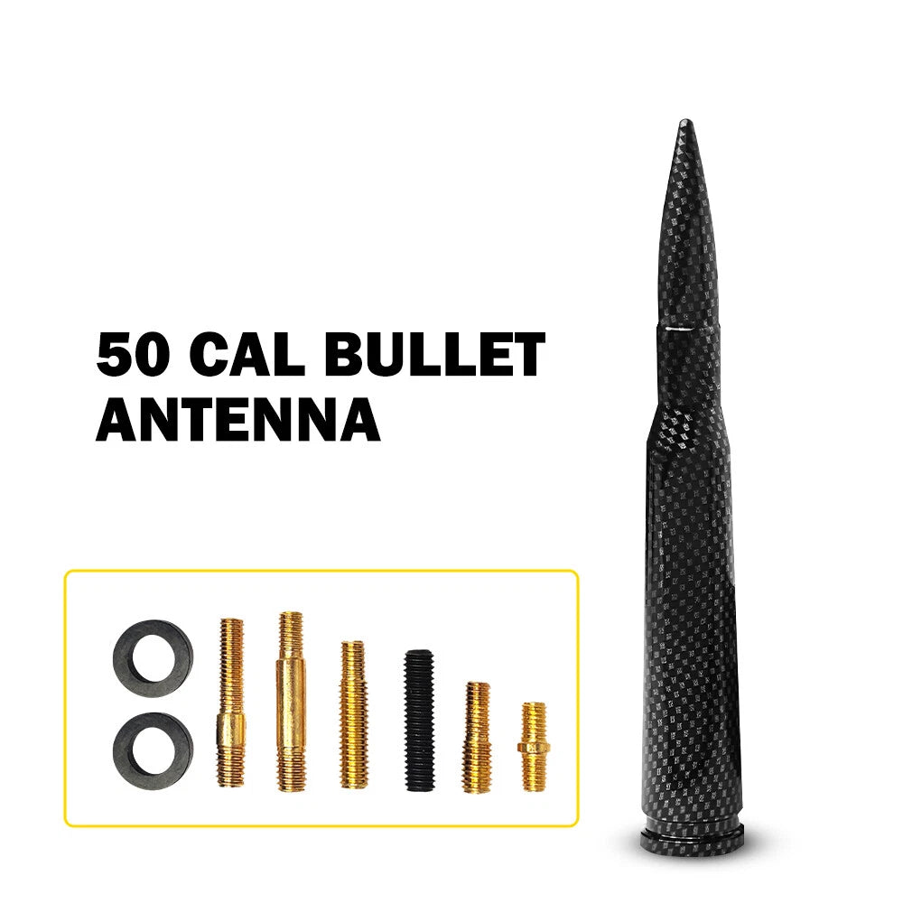 Carbon Fiber Bullet Antenna for Chevrolet Silverado GMC Sierra 