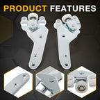 Set of 2 Bottom Sliding Door Roller Hinges for Toyota Sienna (2010–2021) 68360-08031