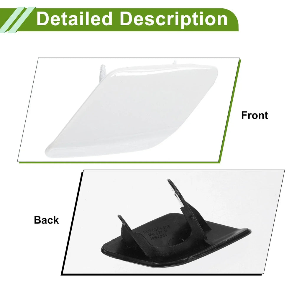 Front Left Washer Nozzle Cover Cap for White BMW 428i (2014 - 2016)