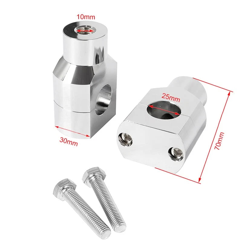 Handlebar Risers Clamp Kit for Motorcycle (Aluminum)