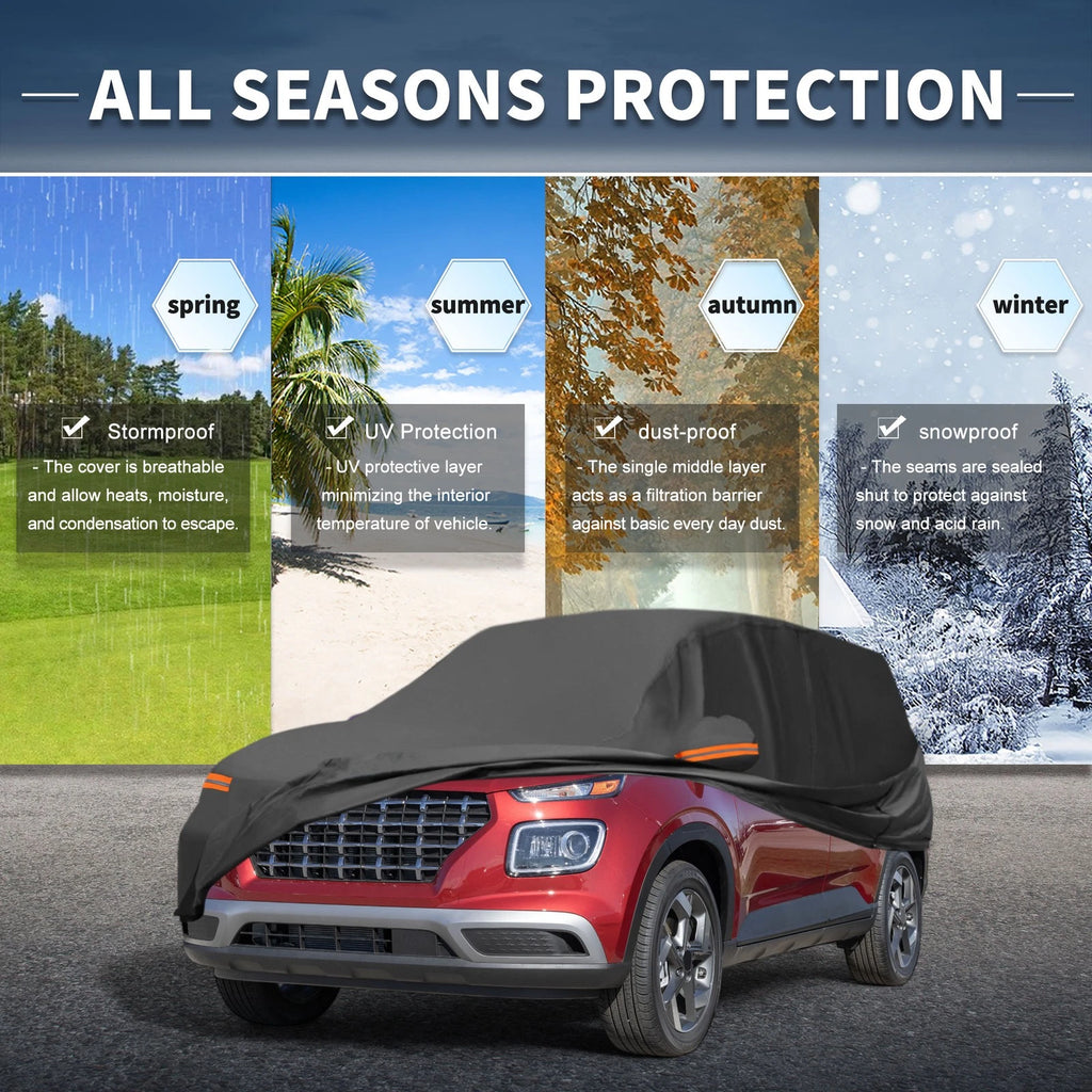 Waterproof Aluminum Film Car Cover for Hyundai Venue (2020–2023)