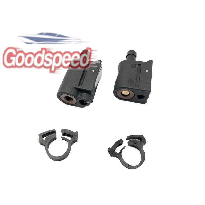 Fuel Line Hose Connectors Clips for Mercury Mariner Yamaha Outboards (5/16)