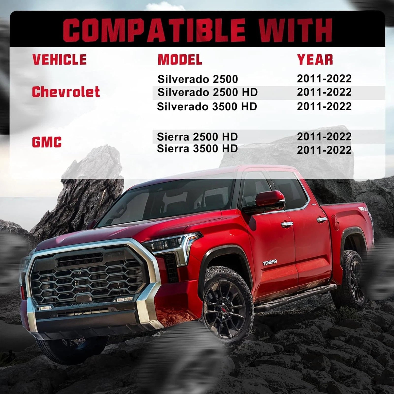 2" Wheel Spacers for Chevy Silverado GMC Sierra (1999-2007)