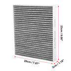 Cabin Air Filter Set of 2 for Chrysler Town & Country, Nissan GT-R, Titan XD CU23003