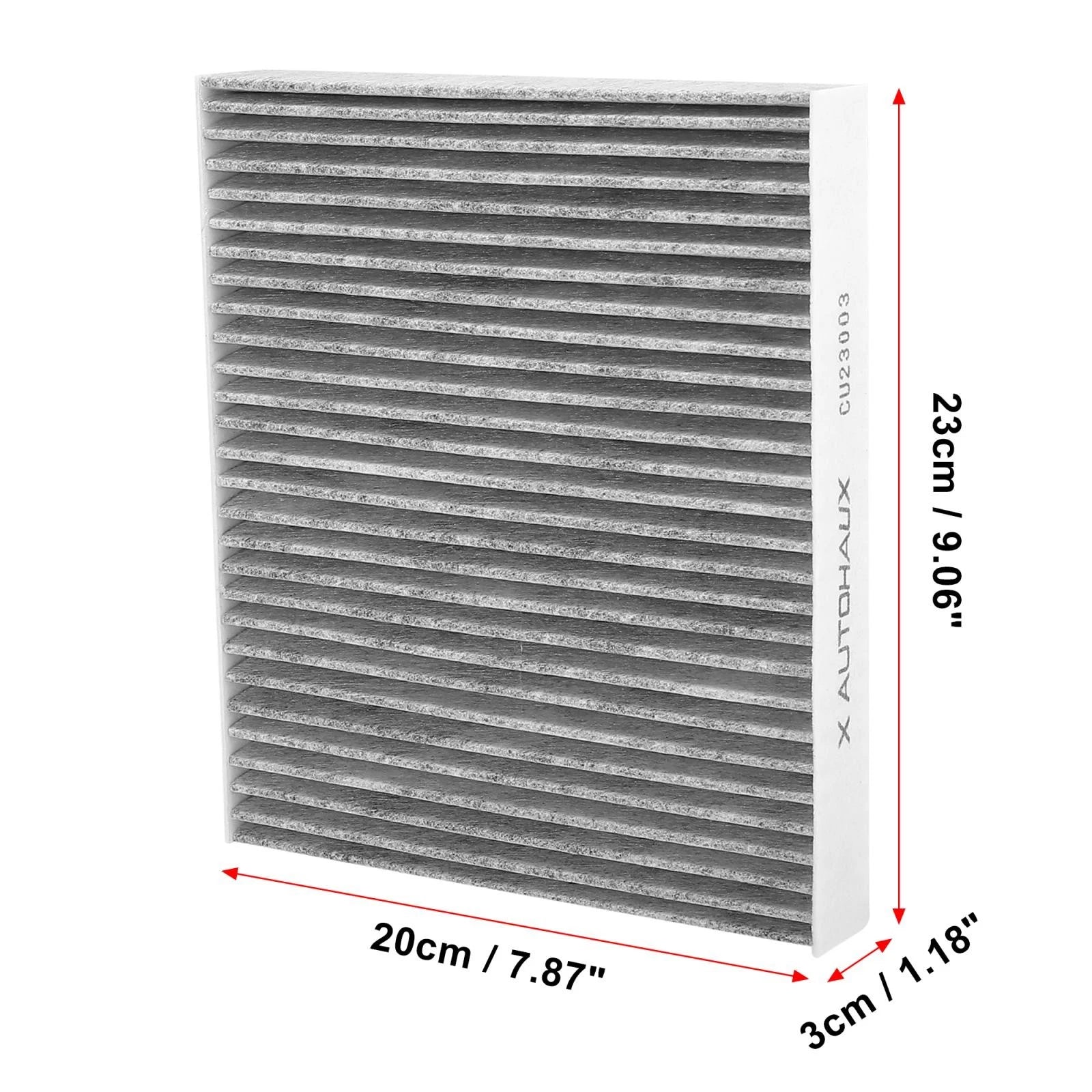 Cabin Air Filter Set of 2 for Chrysler Town & Country, Nissan GT-R, Titan XD CU23003