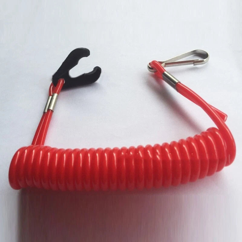 Outboard Boat Motor Kill Stop Safety Keys Tether Lanyard for Honda