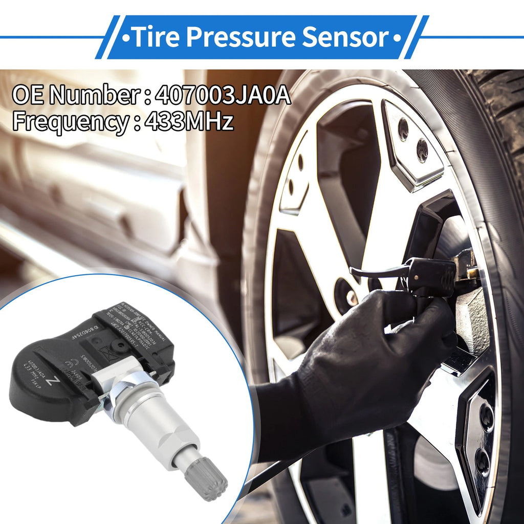 Tire Pressure Sensor for Nissan Altima (2013–2018) 407003JA0A 433MHz