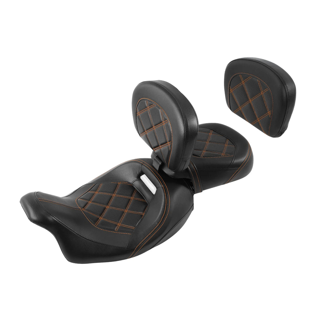 Backrest Pad Set for Harley CVO Street Road Glide (2009–2023)